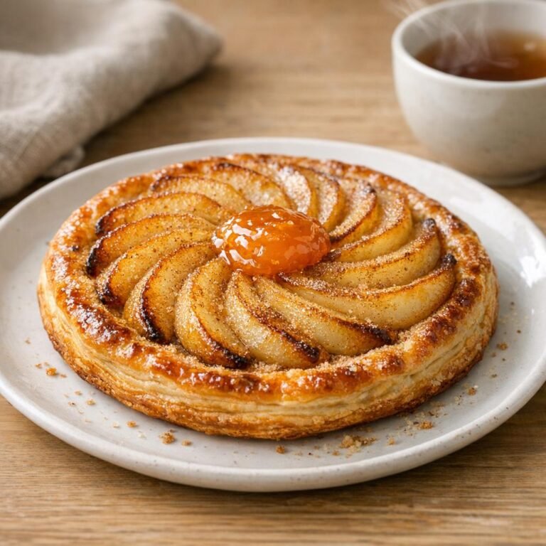 Tarte fine poires tonka