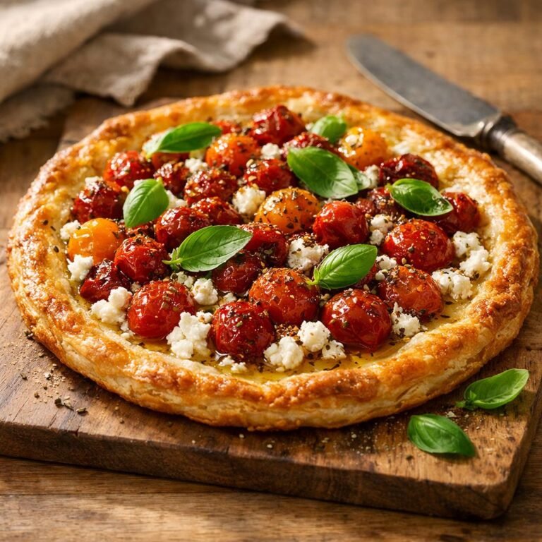 tarte fine tomate basilic