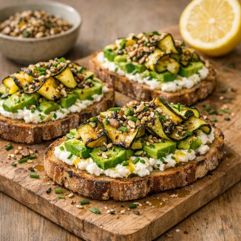 Tartine avocat ricotta