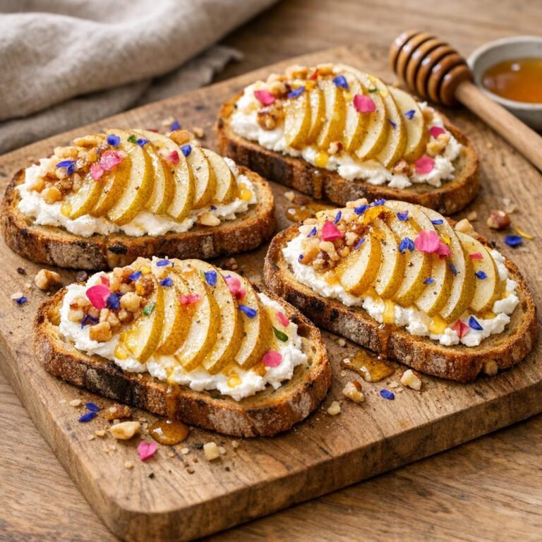tartine chèvre Aurore