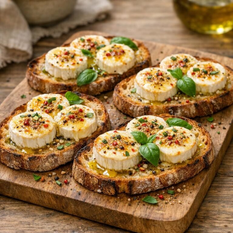 Tartines de chèvre