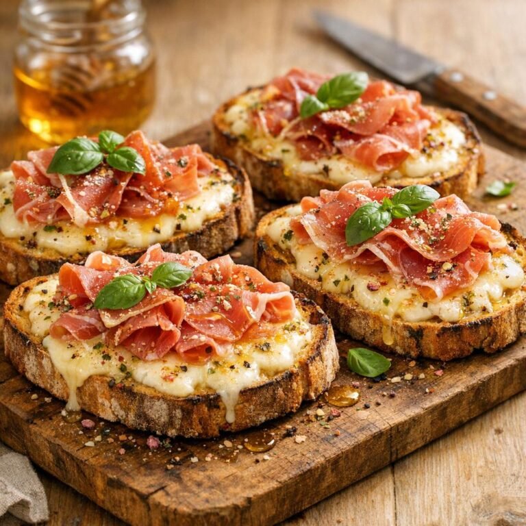 tartines jambon mozzarella