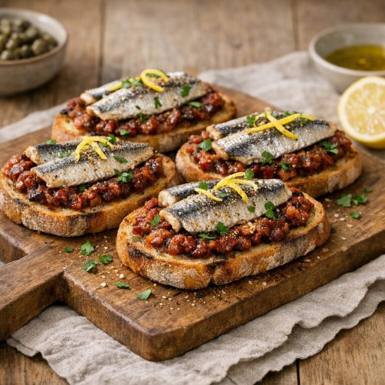 tartines de sardines