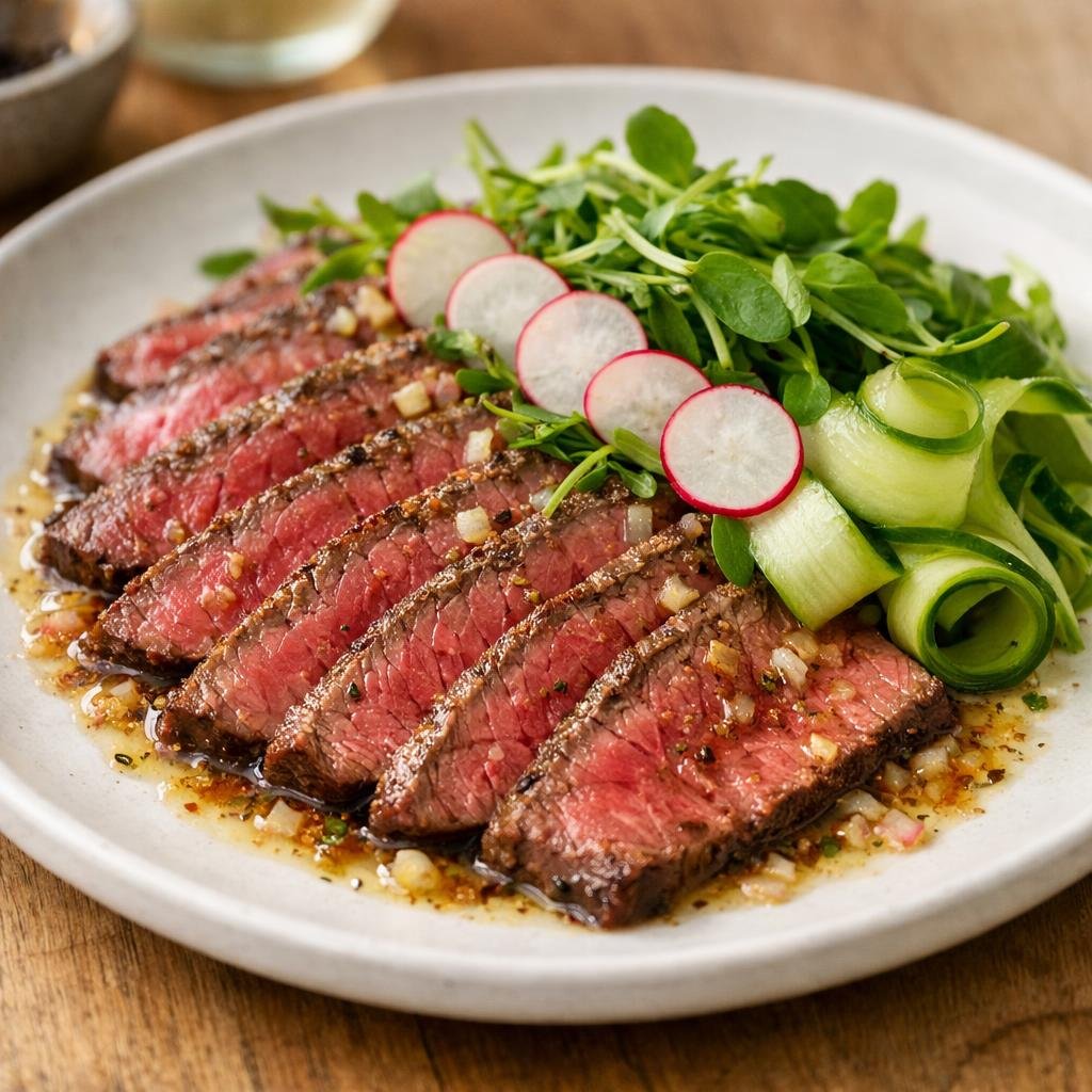 Tataki de bœuf froid