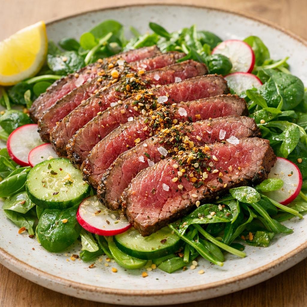 Tataki de bœuf minute