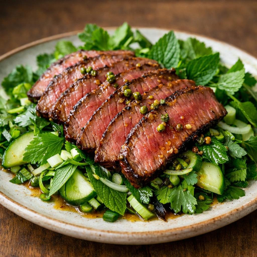 Tataki de boeuf Sichuan