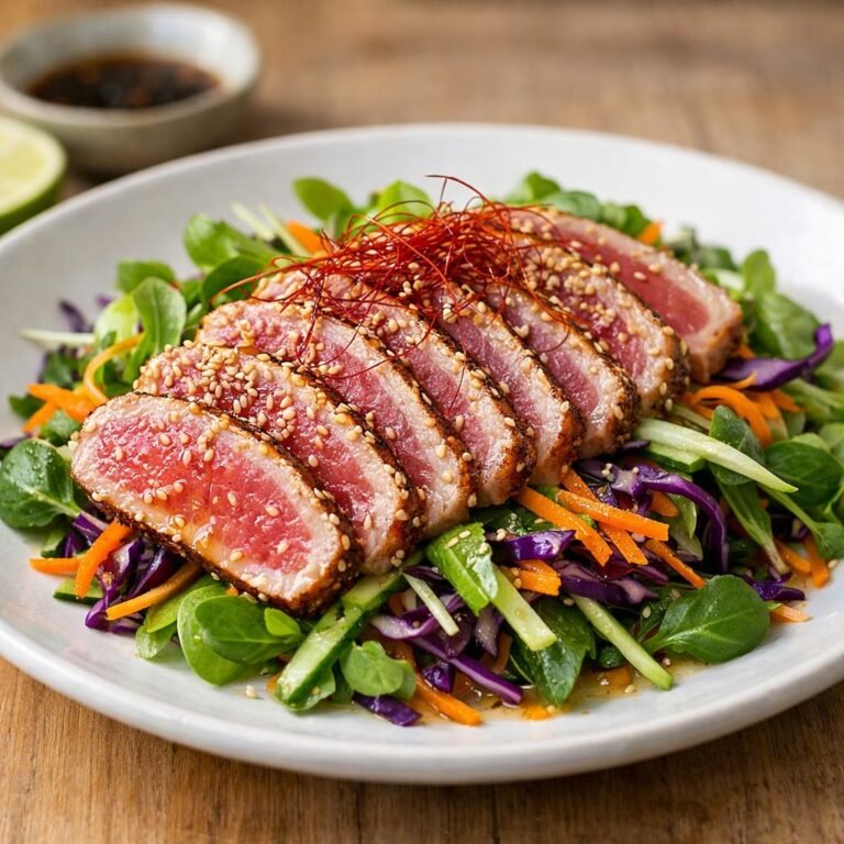 Tataki de thon aux agrumes