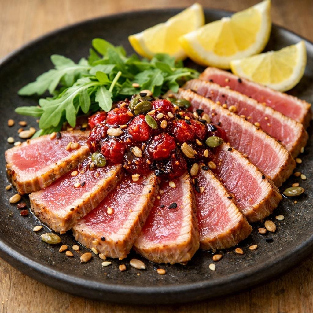 Tataki de thon chipotle