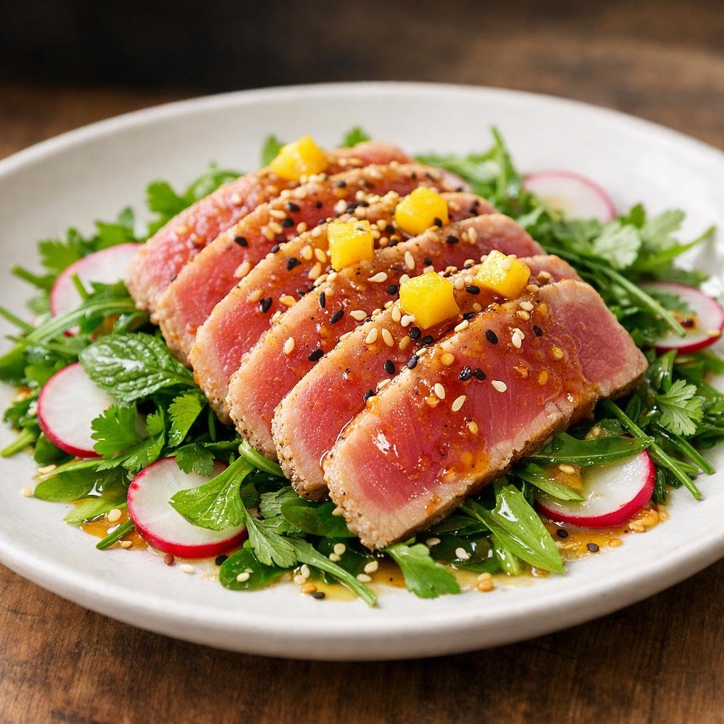 Tataki de thon épicé