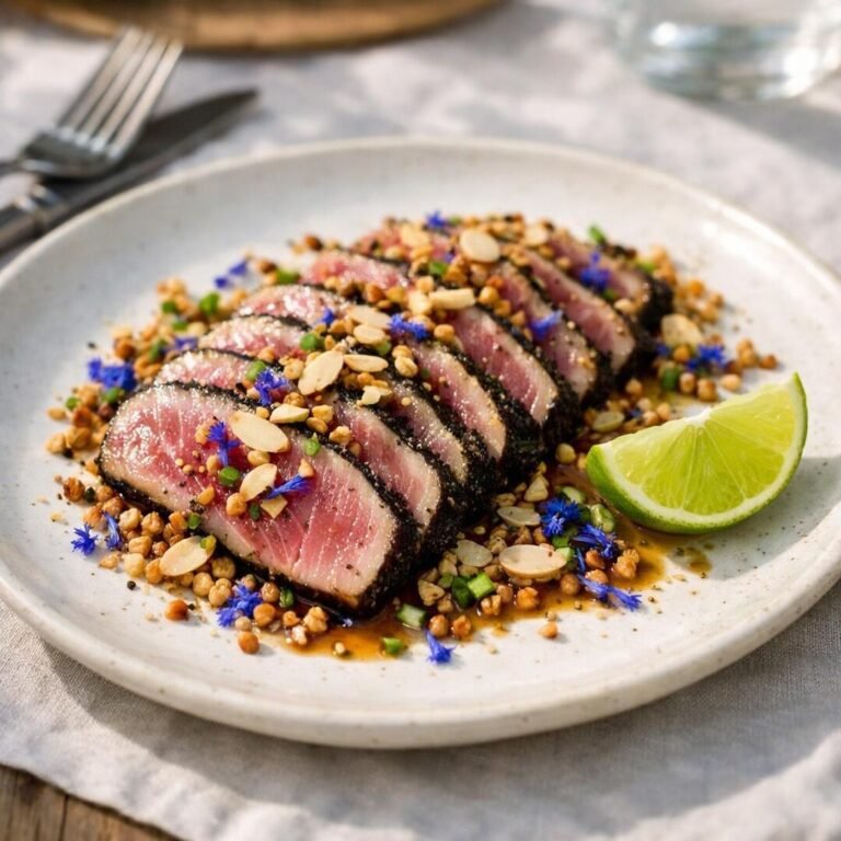 Tataki de thon rooibos