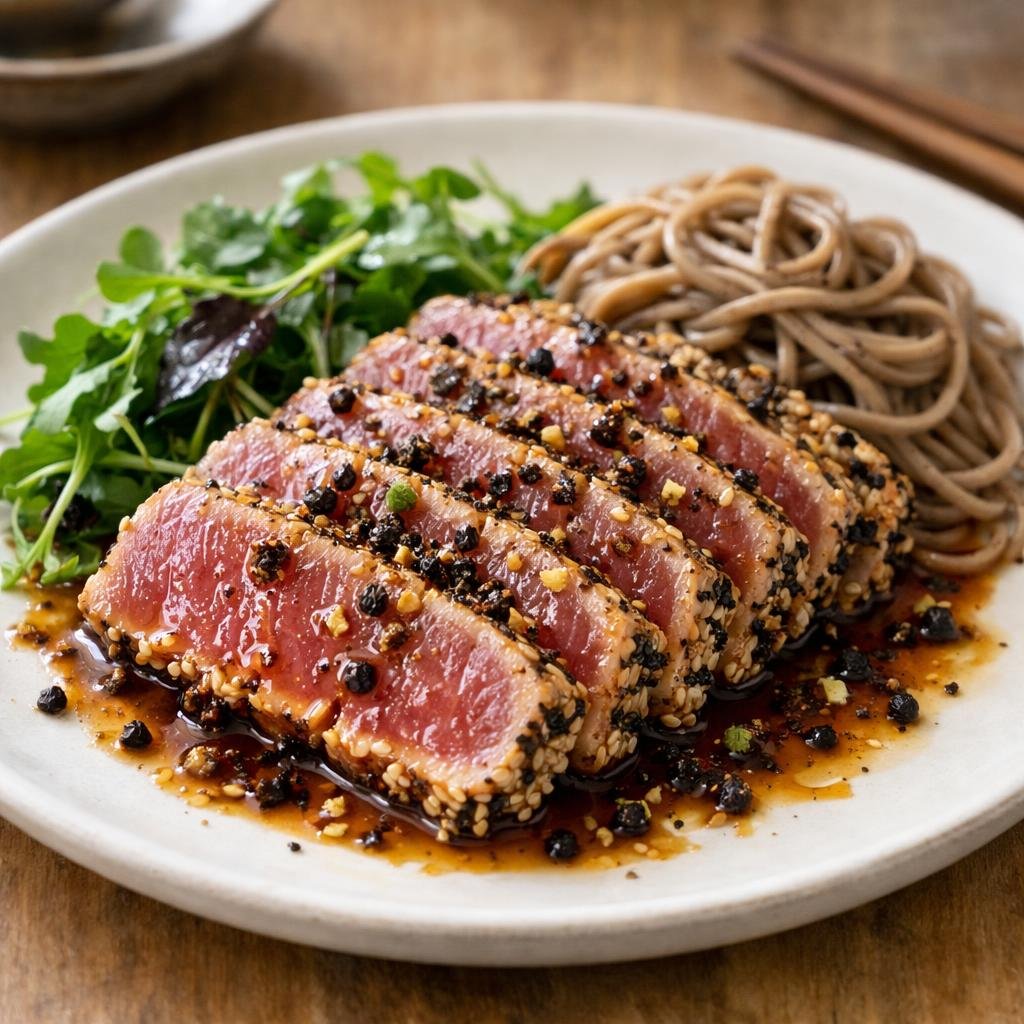 Tataki de thon Voatsiperifery