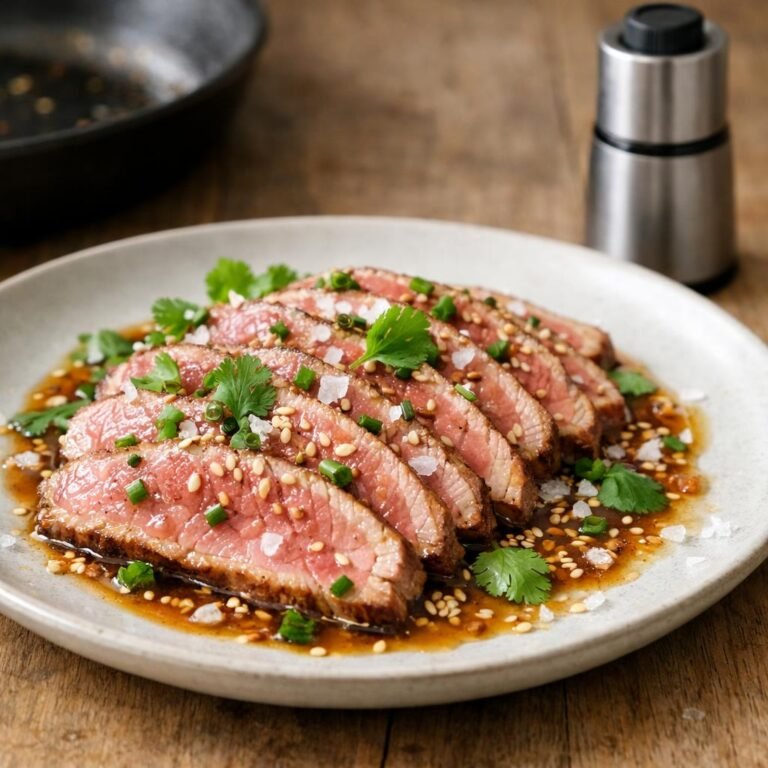 tataki de veau rosé