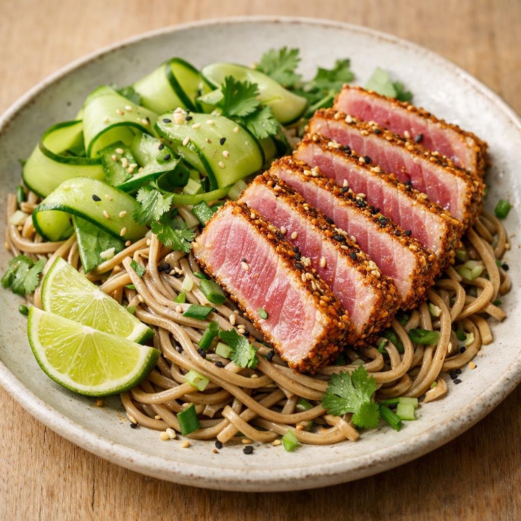 Tataki thon satay