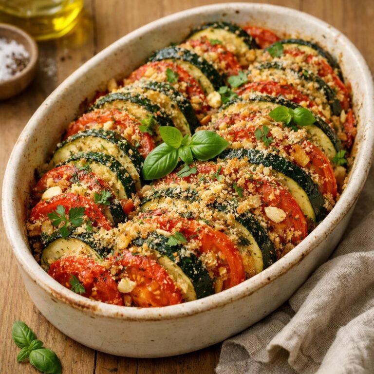 Tian courgettes aneth