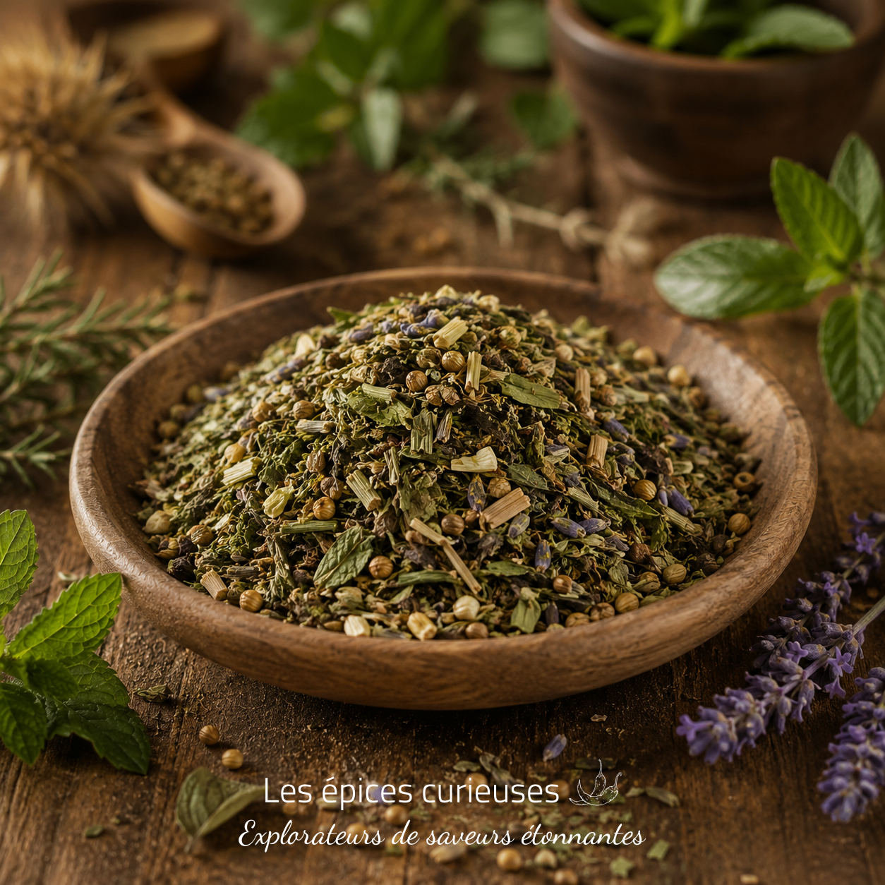 Tisane des Collines Sauvages - Les Épices Curieuses