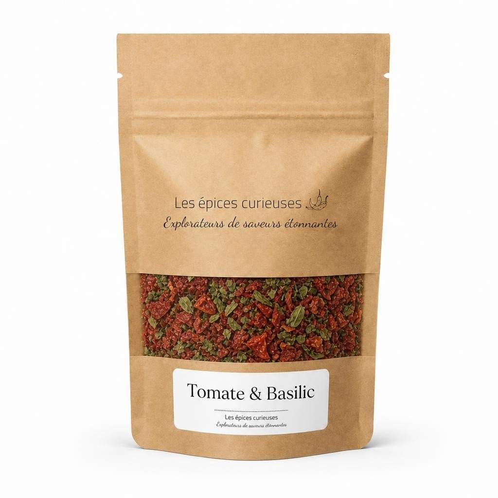 Tomate & Basilic - Packaging - Les Épices Curieuses