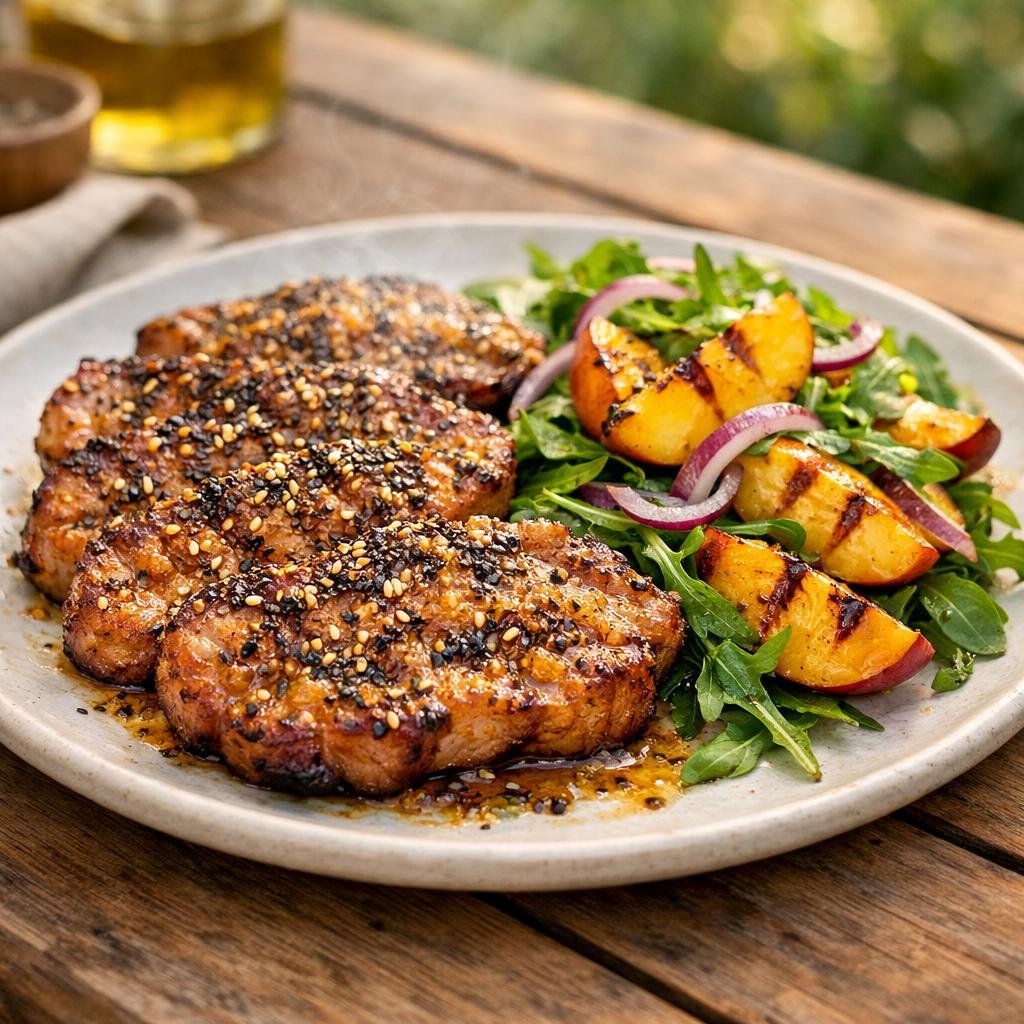 porc miel zaatar