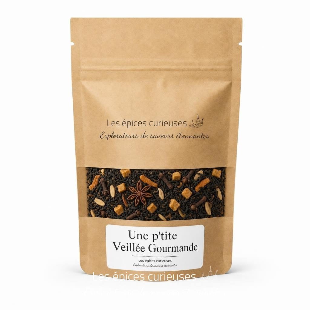 Une p'tite Veillée Gourmande - Packaging - Les Épices Curieuses