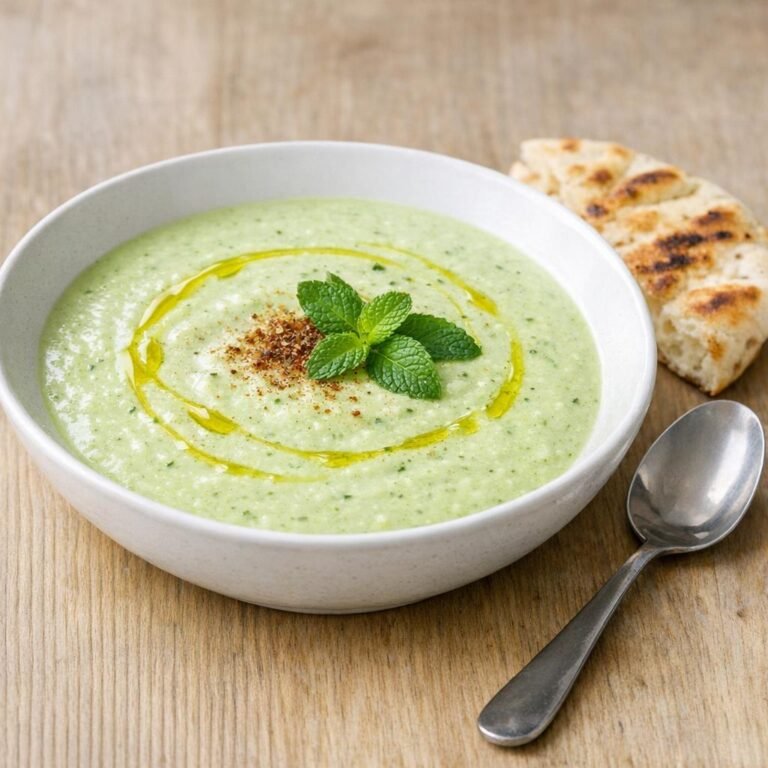 Velouté concombre yaourt