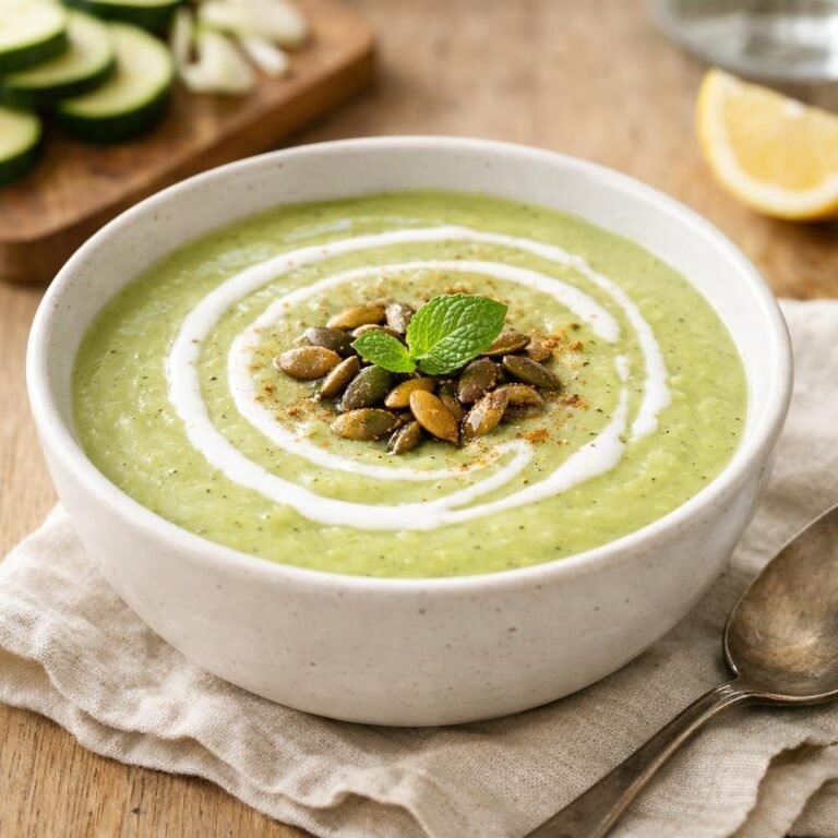 Velouté courgette coco