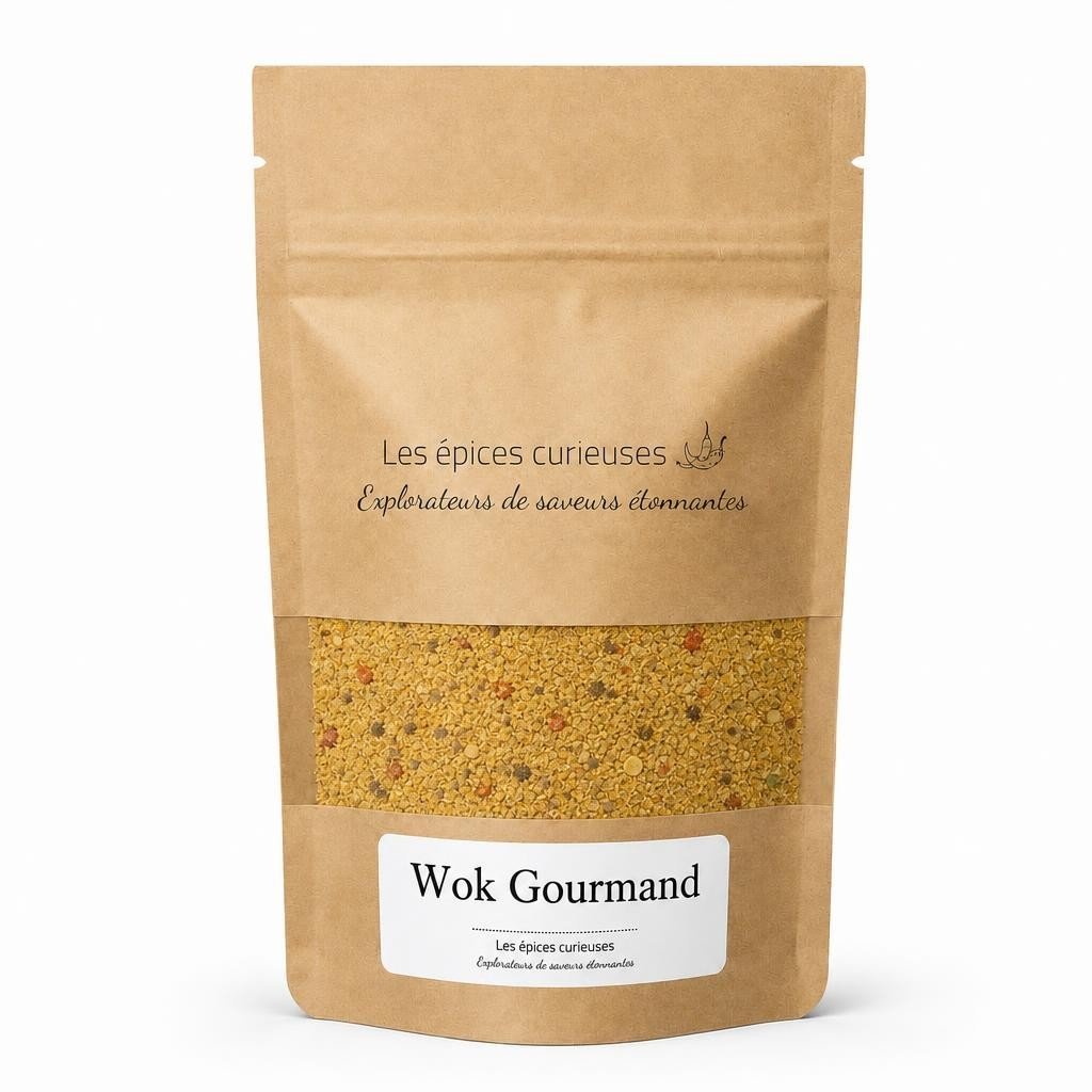 Wok Gourmand - Packaging - Les Épices Curieuses