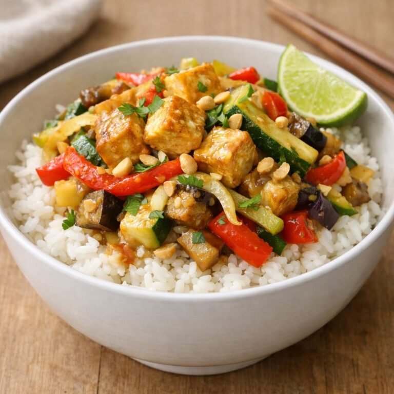 wok légumes tofu