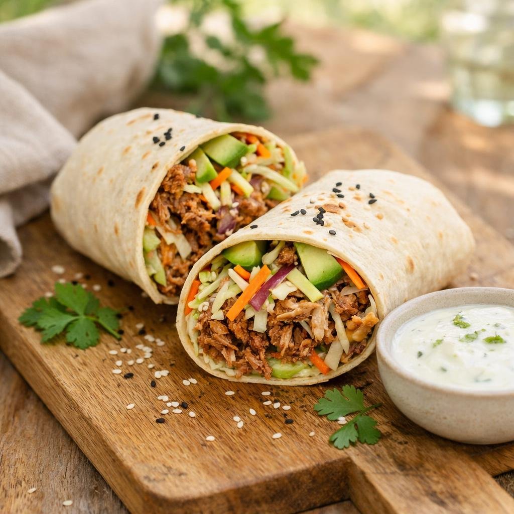 Wrap porc Tex‑Mex
