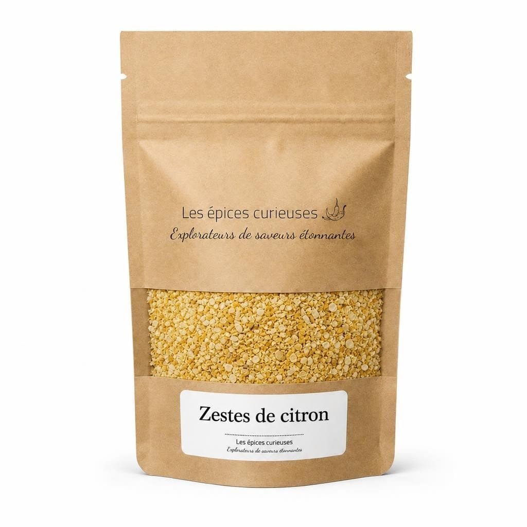 Zestes de citron - Packaging - Les Épices Curieuses