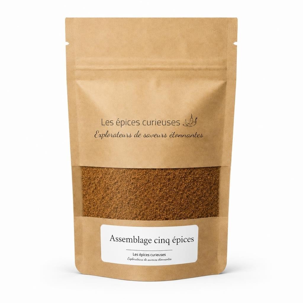 Assemblage cinq épices - Packaging - Les Épices Curieuses