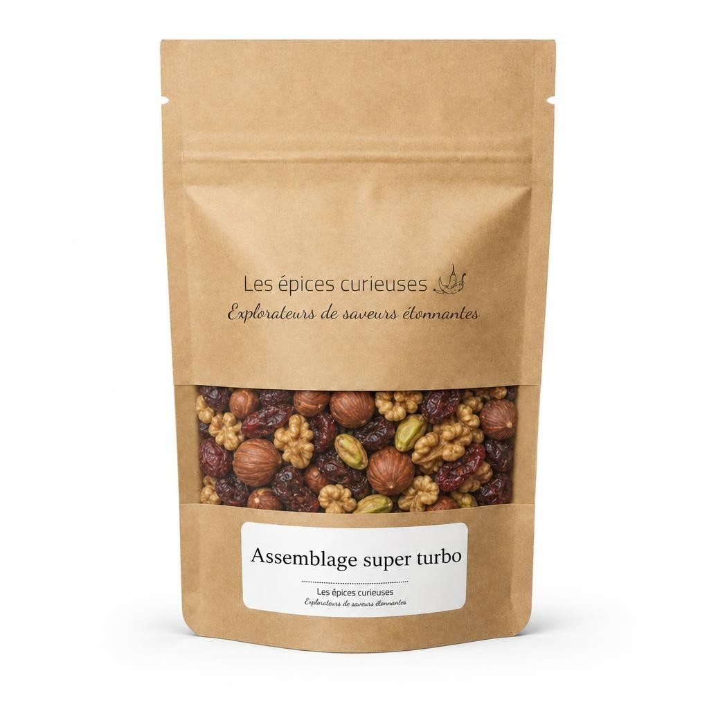 Assemblage super turbo - Packaging - Les Épices Curieuses