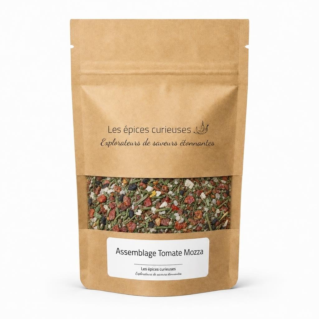 Assemblage Tomate Mozza - Packaging - Les Épices Curieuses