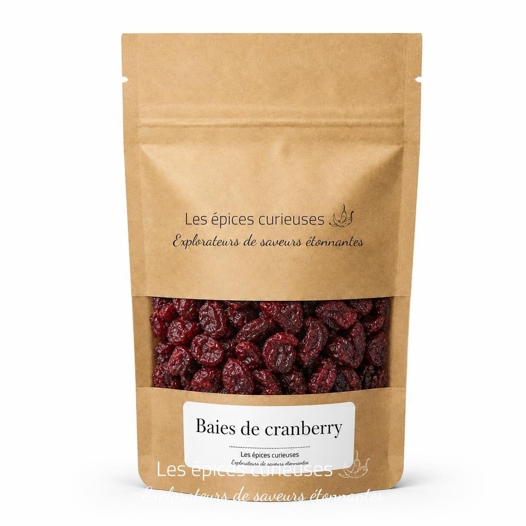 Baies de cranberry - Packaging - Les Épices Curieuses