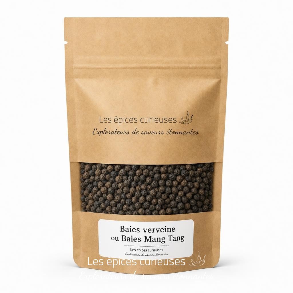 Baies verveine ou Baies Mang Tang - Packaging - Les Épices Curieuses