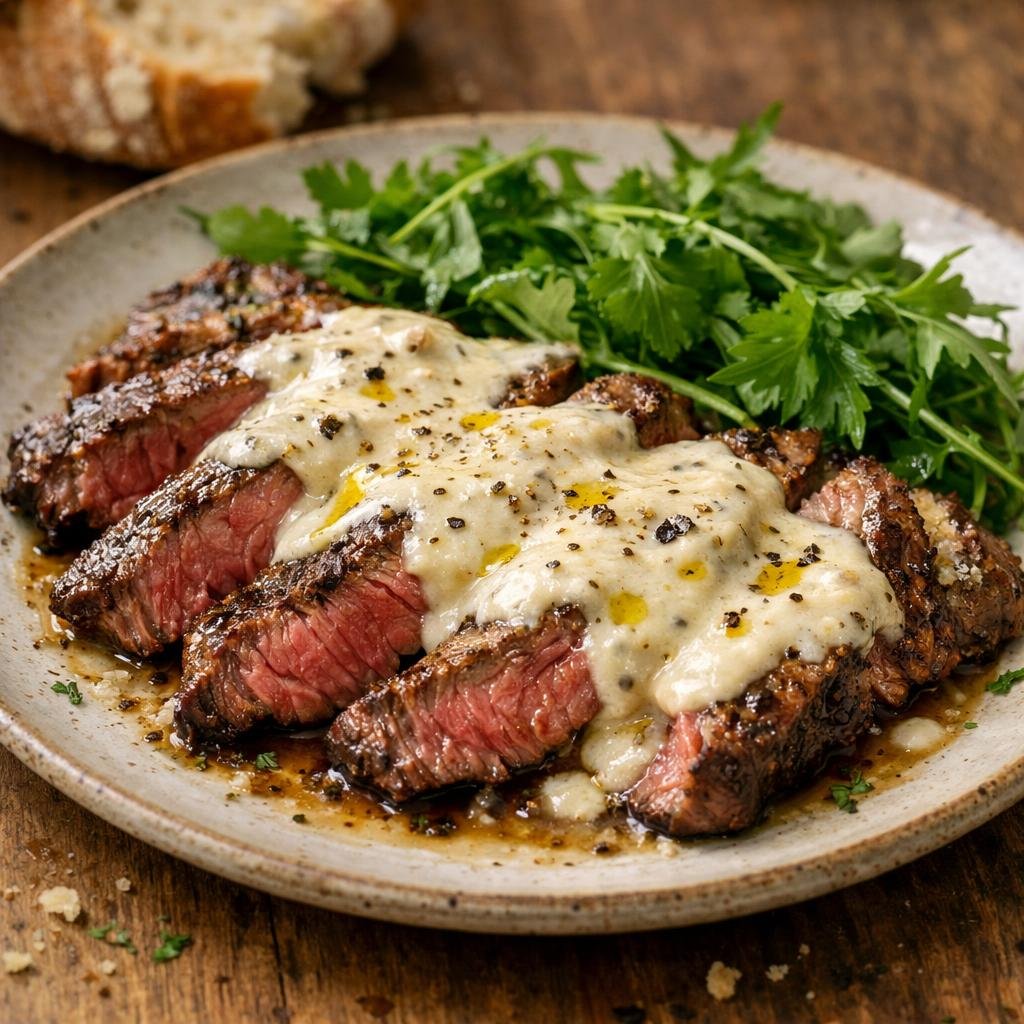 bavette grillée truffée