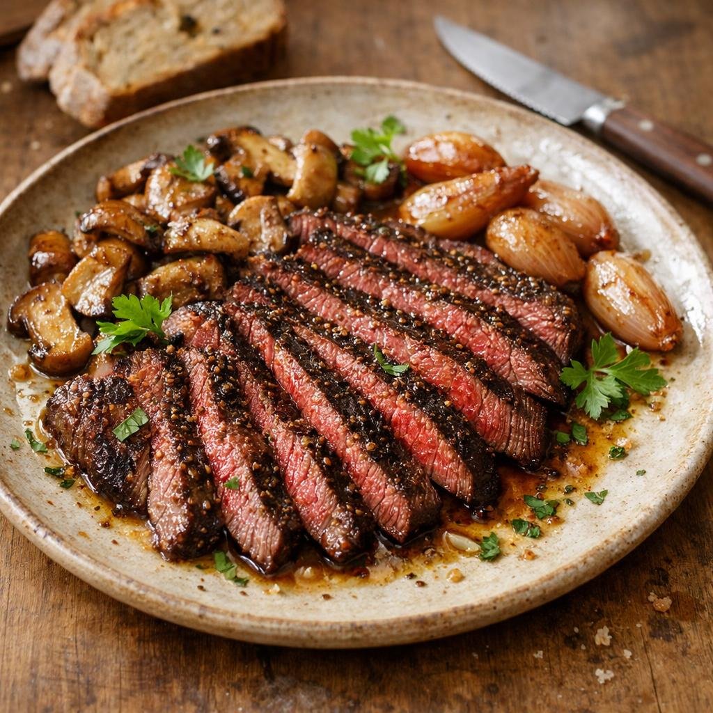 Bavette plancha basque