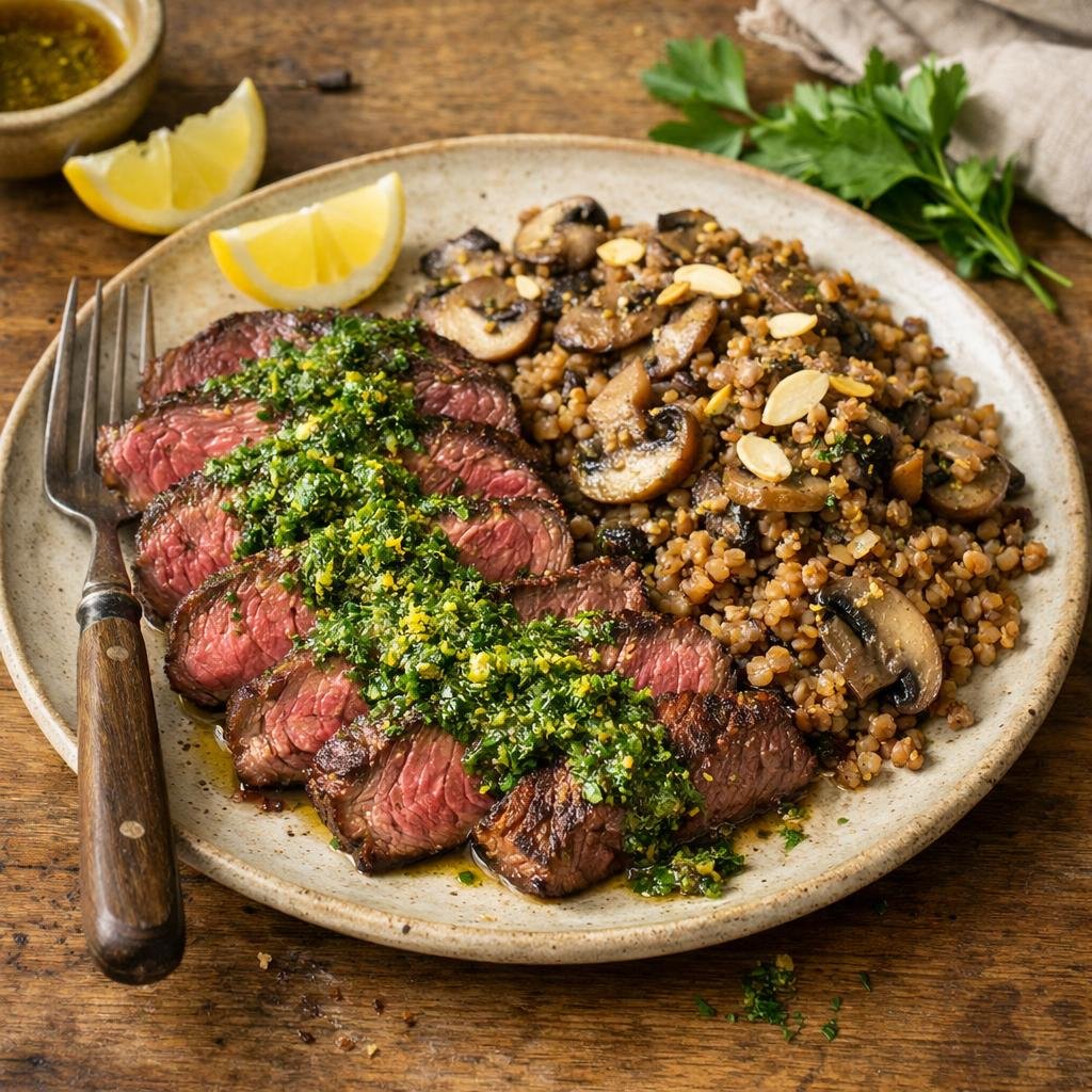bavette au matcha