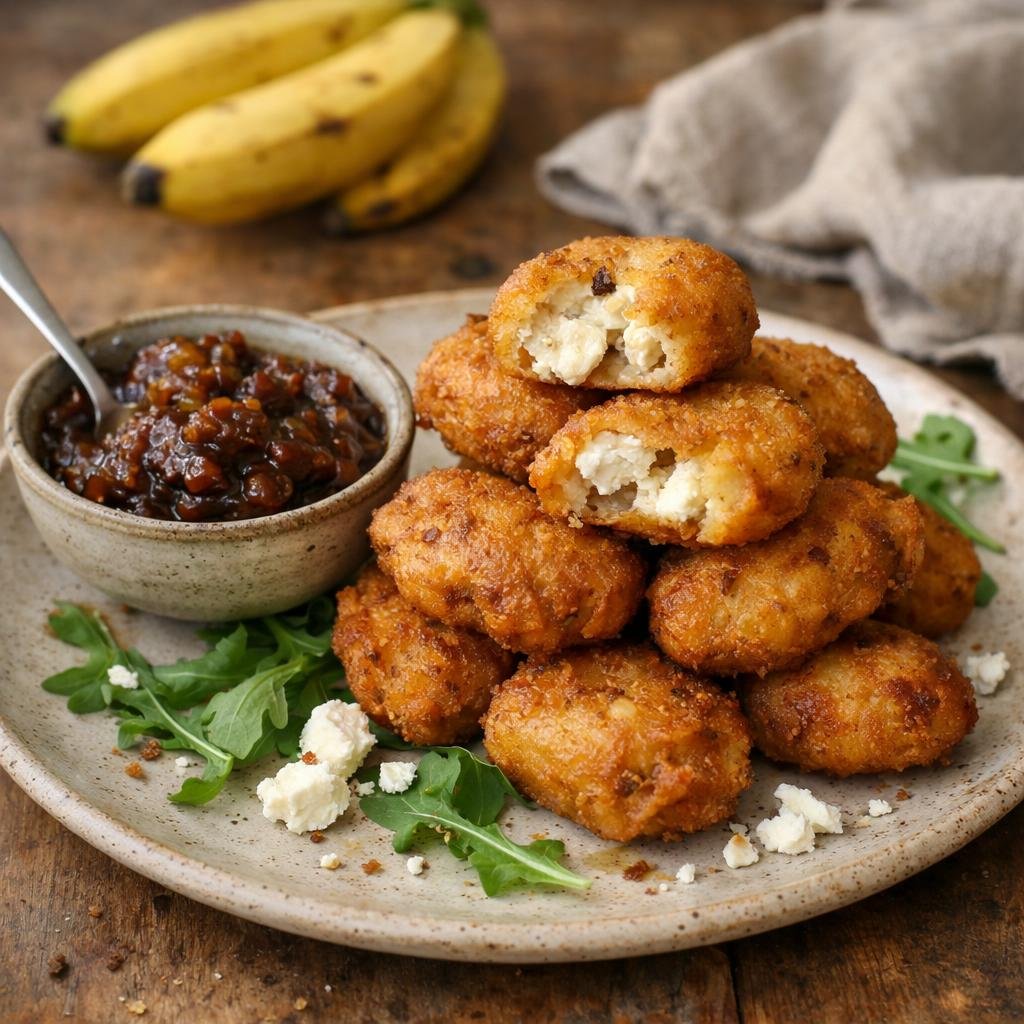 Beignets banane salés