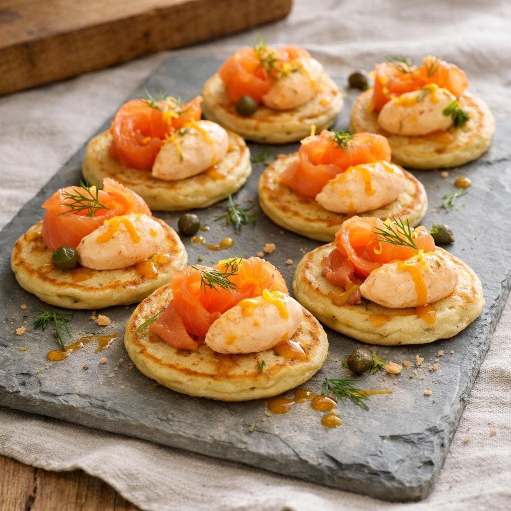 blinis saumon Larme