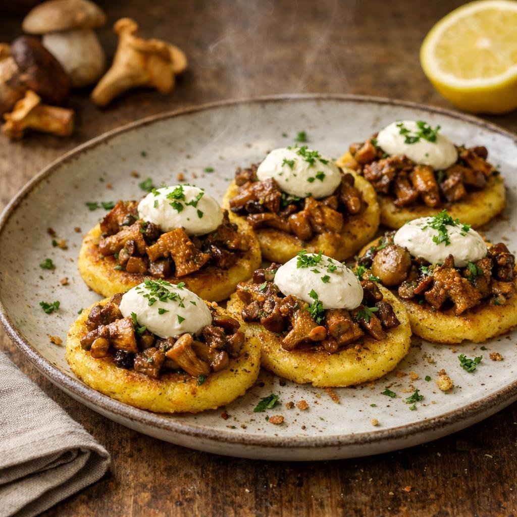 Blinis de polenta