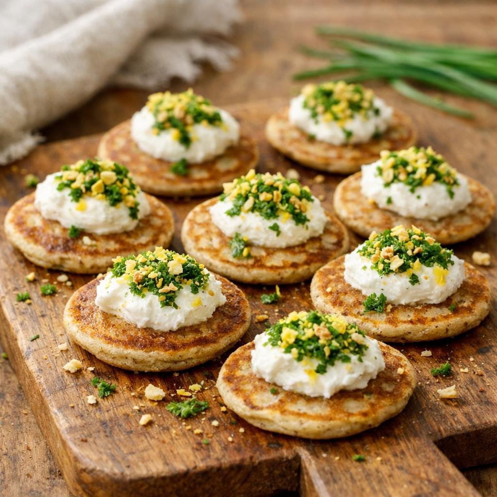 Blinis sarrasin chèvre