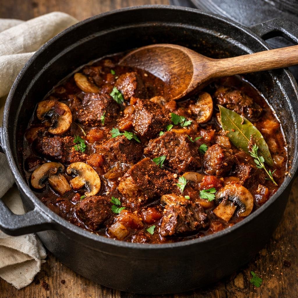 Bœuf mijoté au cacao