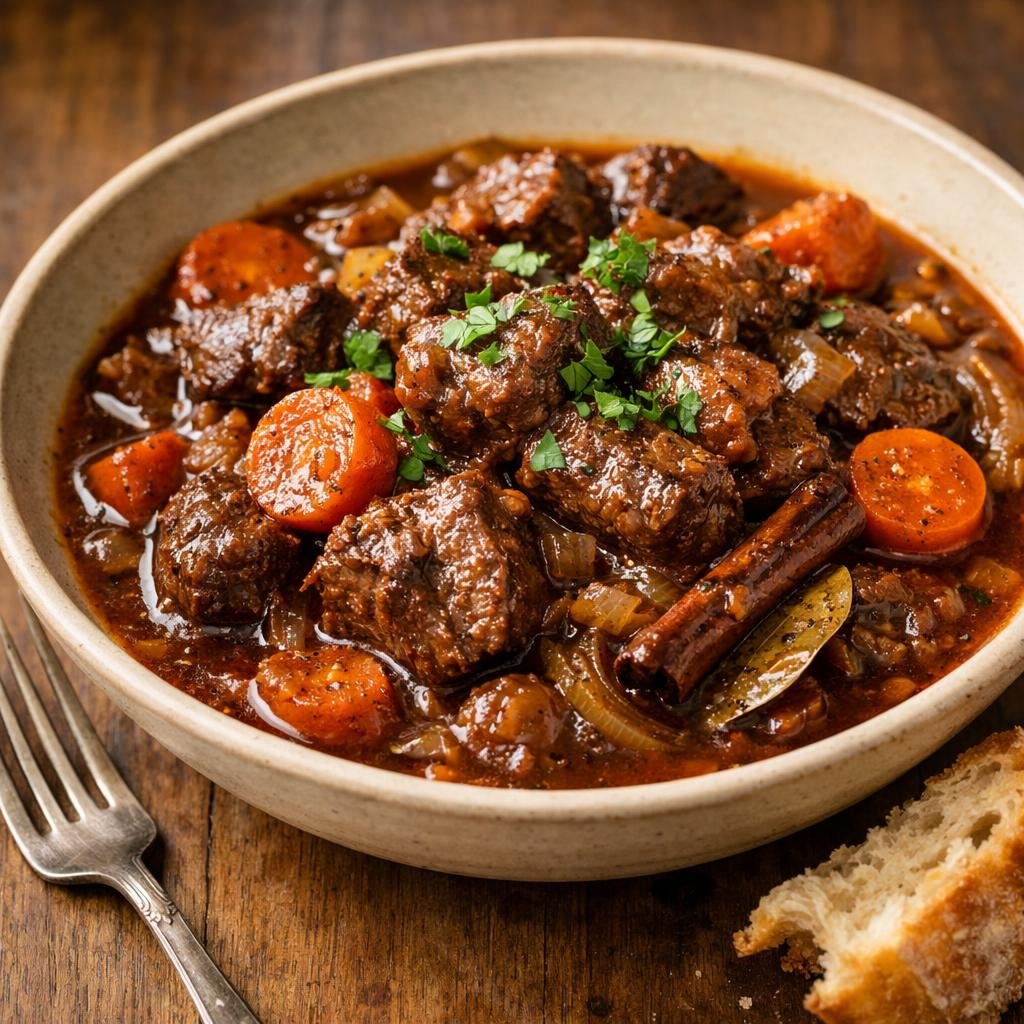 Bœuf mijoté au poivre