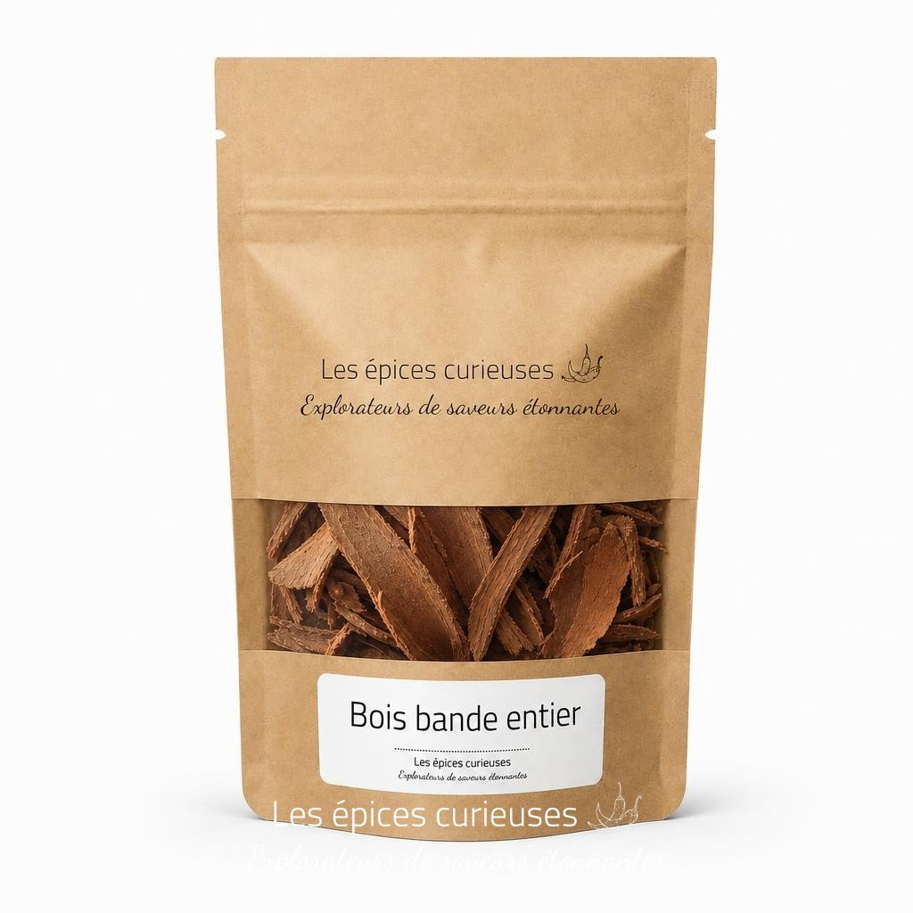 Bois bande entier - Packaging - Les Épices Curieuses