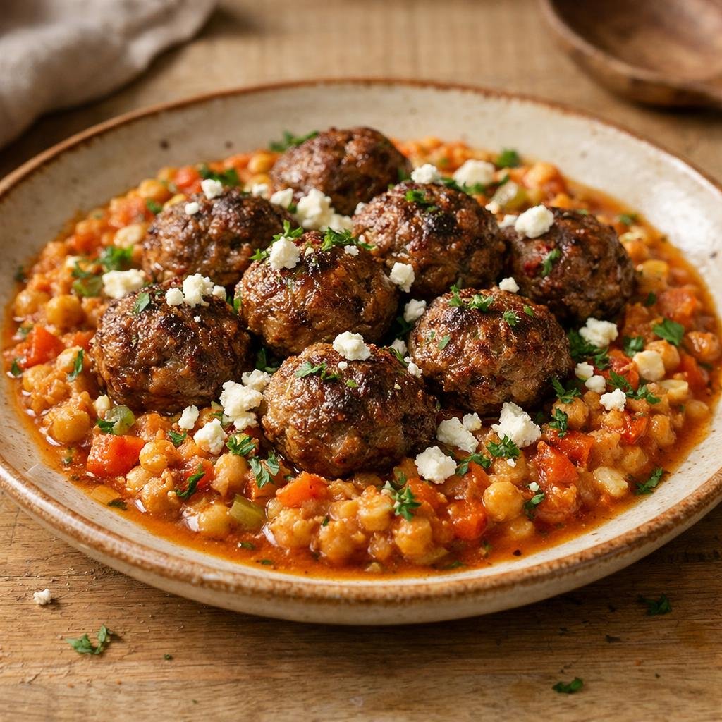 Boulettes d'agneau moussaka