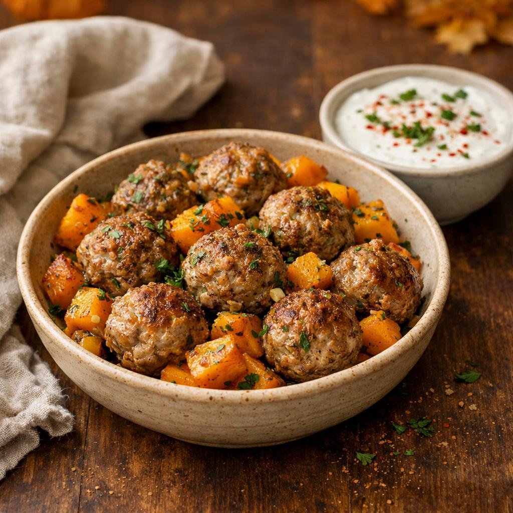 Boulettes veau potimarron