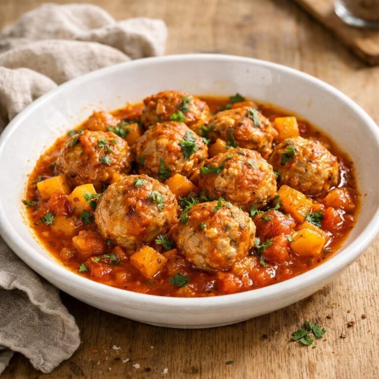 Boulettes dinde courge