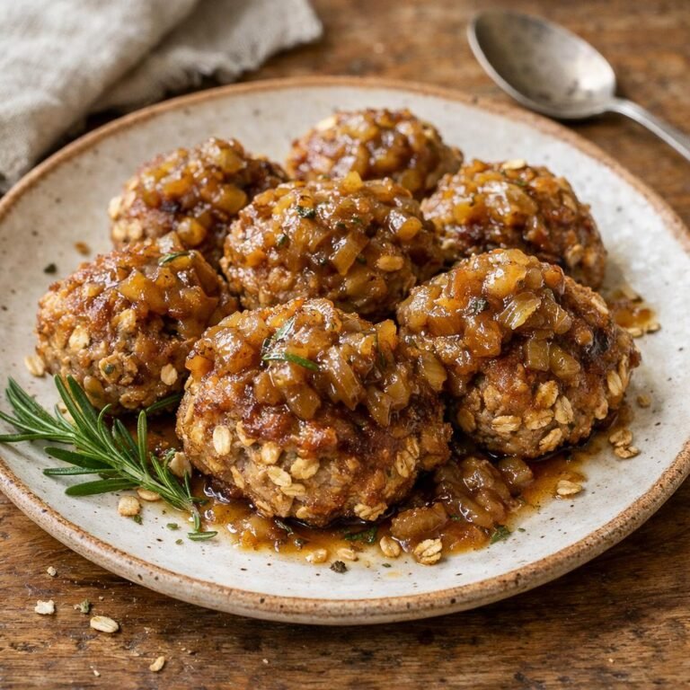 Boulettes porc et avoine