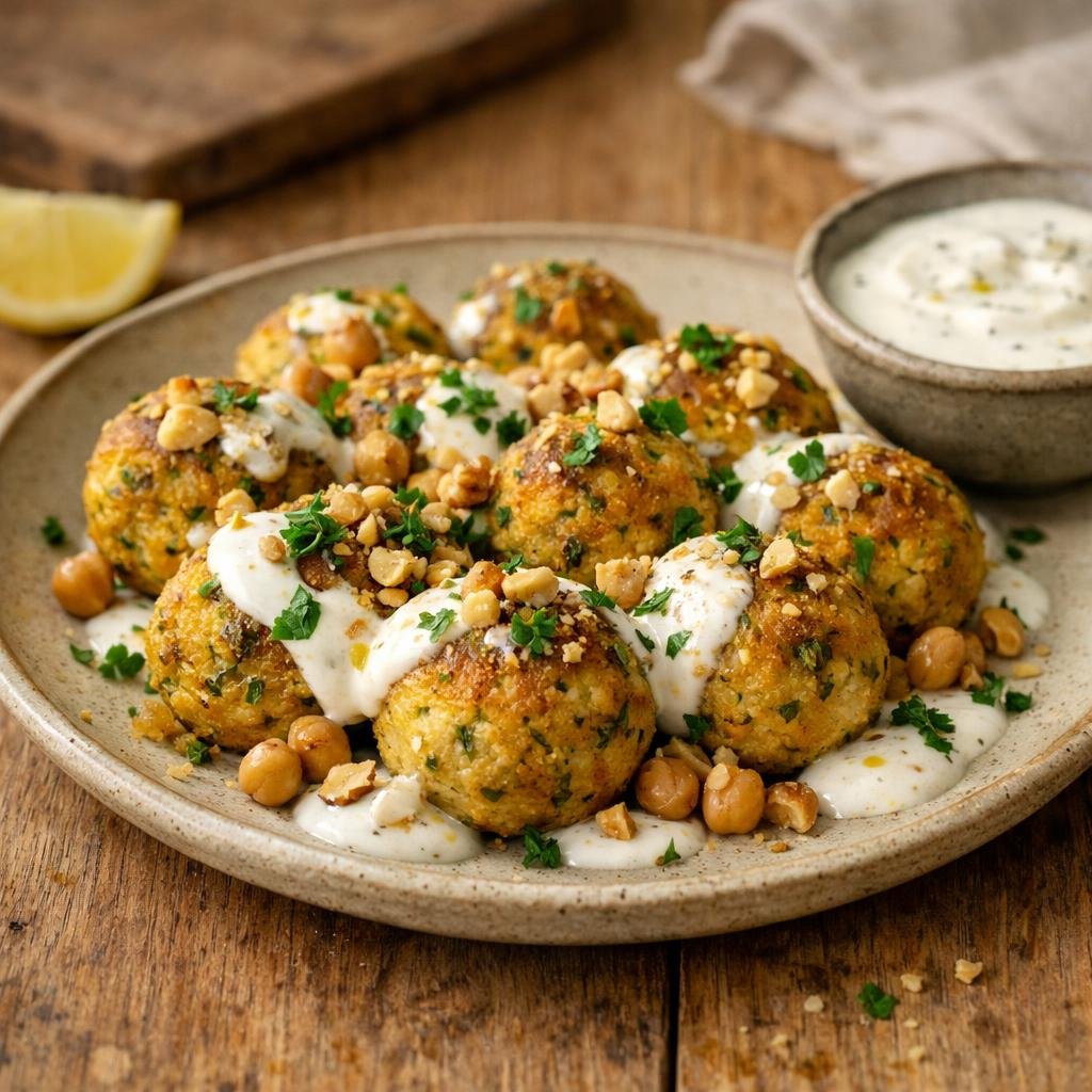 boulettes tofu pois chiches