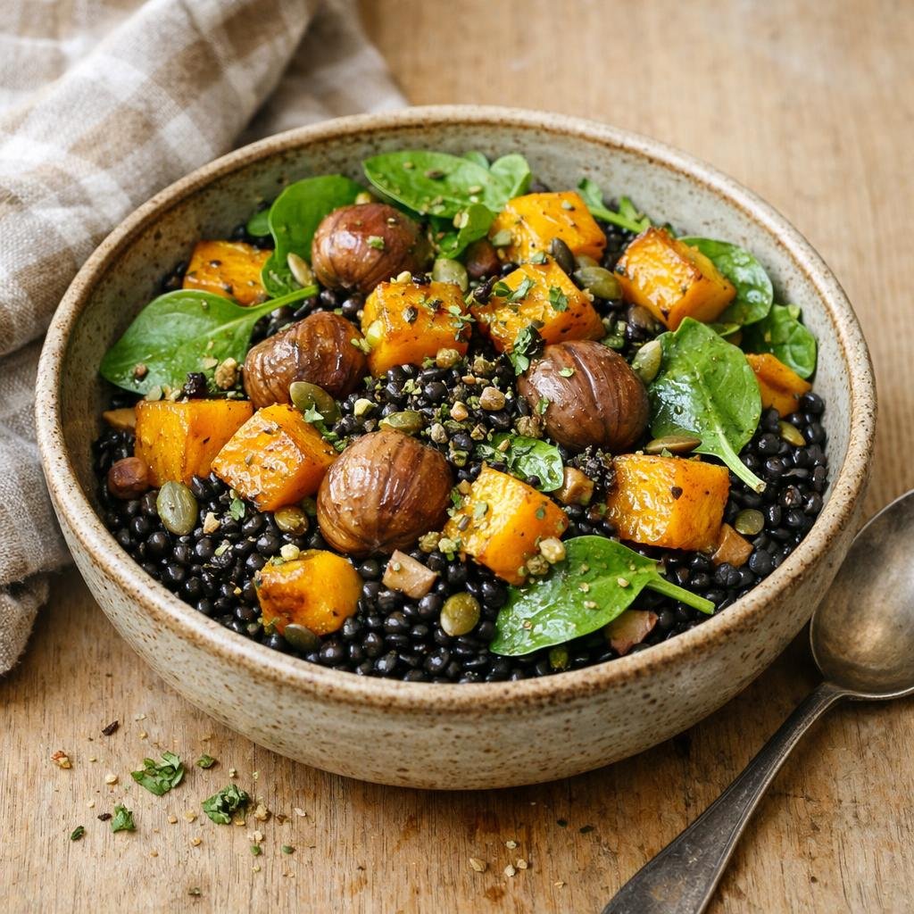 Bowl lentilles beluga