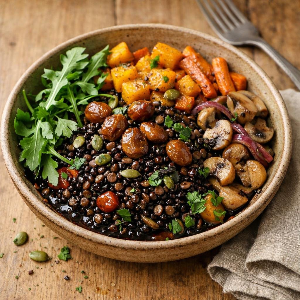 vinaigrette à l'ail noir